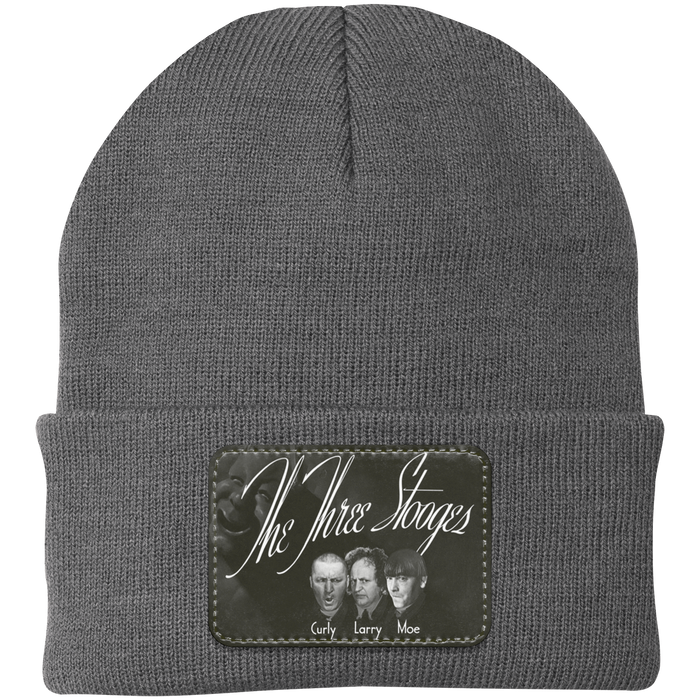 Three Stooges Knit Cap Beanie - Patch