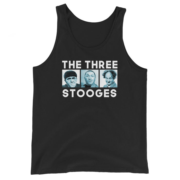 Three Stooges Squares Unisex Tank Top