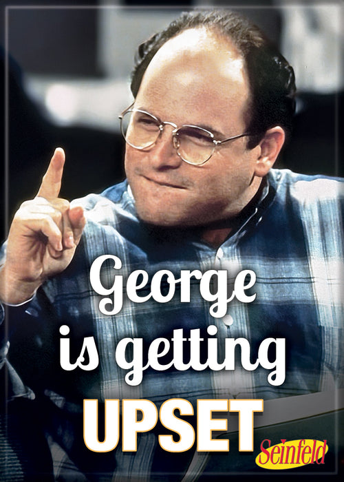 Seinfeld - George Is Getting Upset 2.5" x 3.5" Magnet for Refrigerators