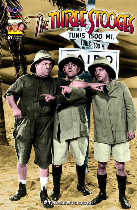 Three Stooges Comic Books Series 2 / Cover 1 - Pointing