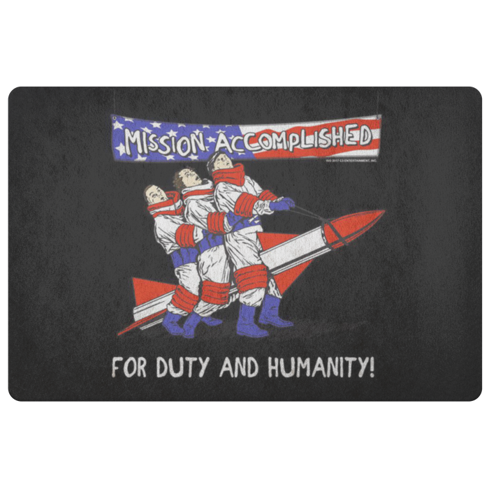 Three Stooges Mission Accomplished Doormat