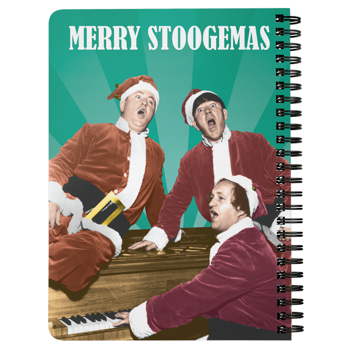 Three Stooges Christmas Notebook