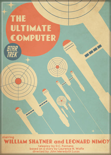 Star Trek The Ultimate Computer Poster 2.5" x 3.5" Magnet for Refrigerators