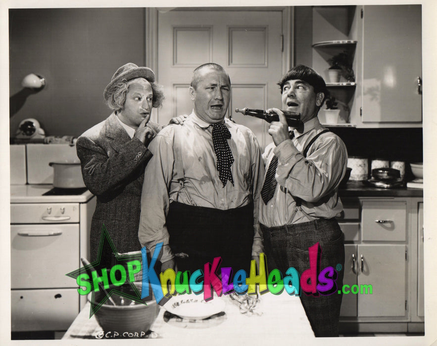 Three Stooges Kitchen Mess 8X10: #20