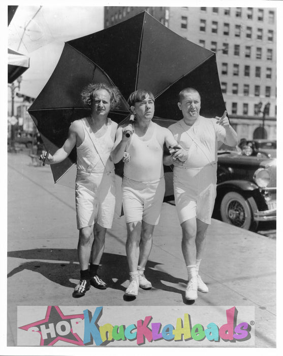 Three Stooges 8X10 Walking Bathing Suits: #32