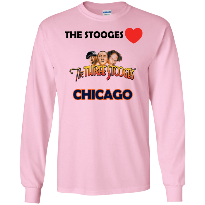 Three Stooges Love Chicago Long Sleeve Shirt