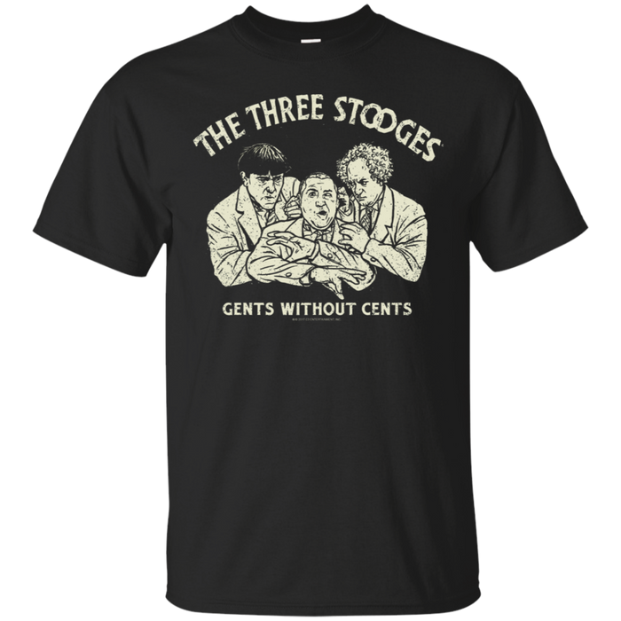 Three Stooges Gents Without Cents T-Shirt