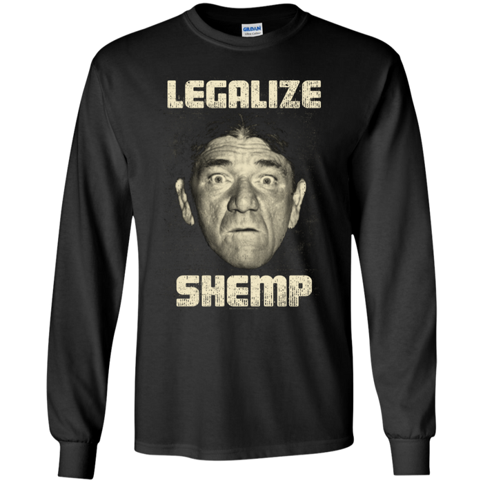 Three Stooges Legalize Shemp Long Sleeve T-Shirt