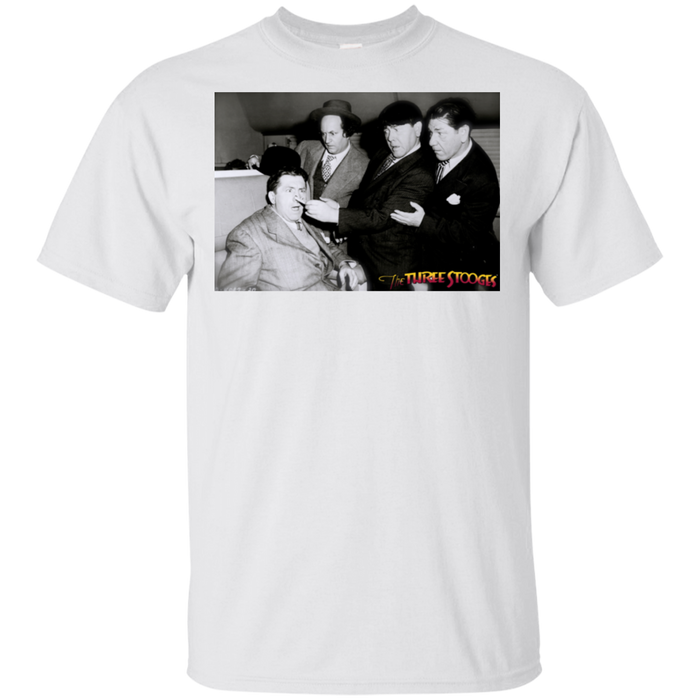 Three Stooges Classic Scene Hold That Lion 4 Stooges Photo T-Shirt