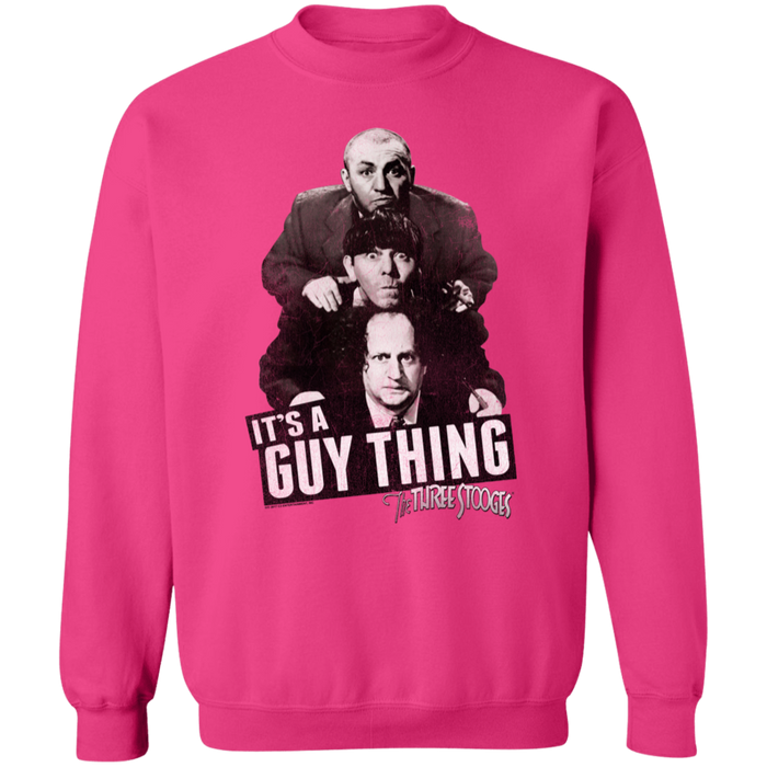 Three Stooges It's A Guy Thing Crewneck Pullover Sweatshirt