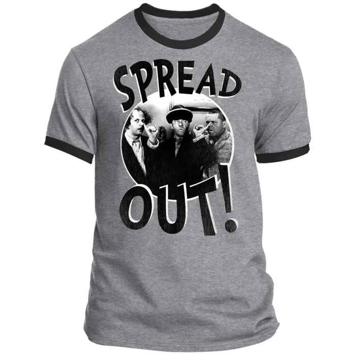 Three Stooges Spread Out Ringer Tee