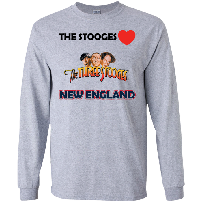 Three Stooges Love New England Long Sleeve Shirt