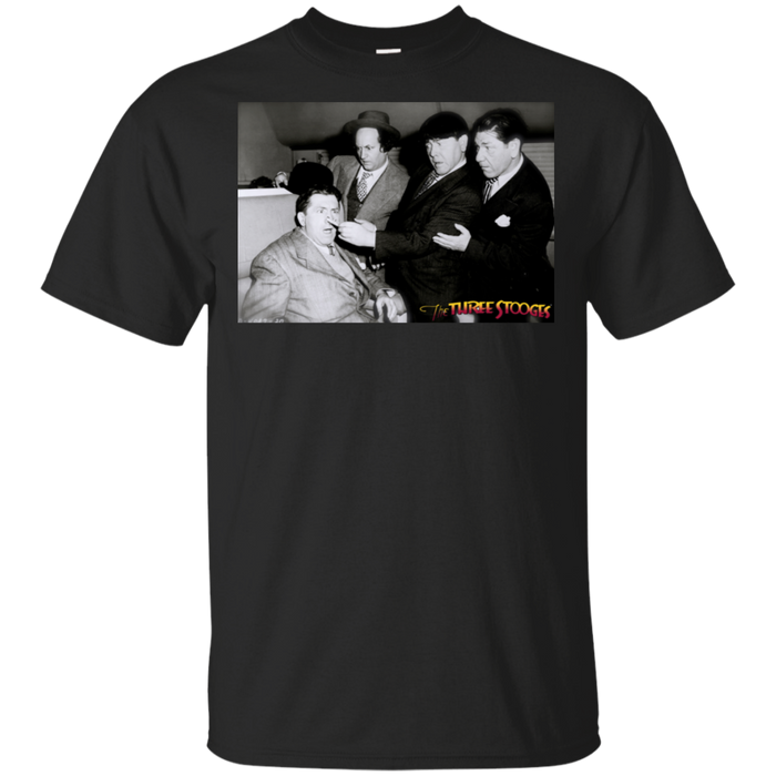 Three Stooges Classic Scene Hold That Lion 4 Stooges Photo T-Shirt