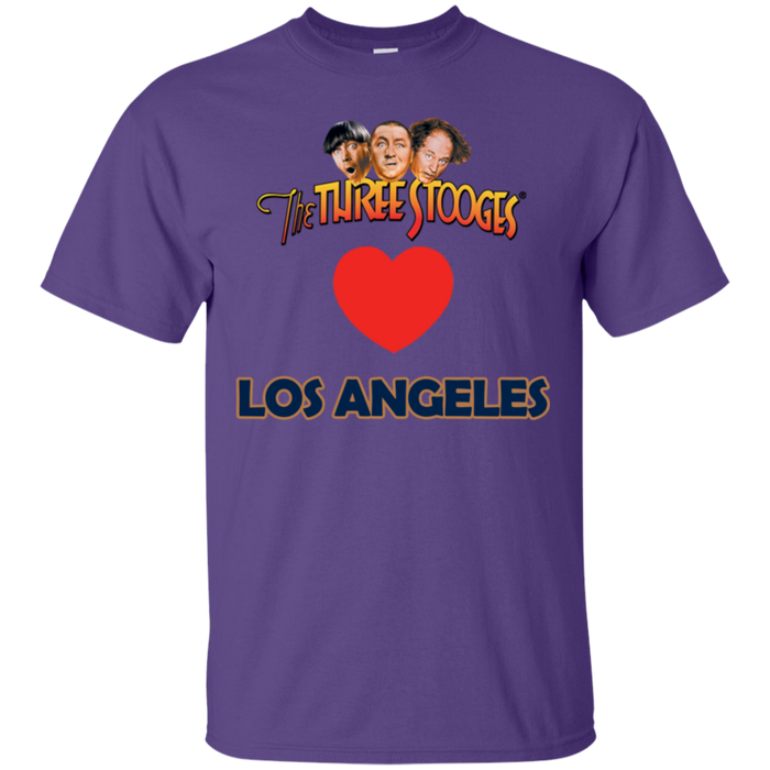 Three Stooges Love Los Angeles Heart T-Shirt