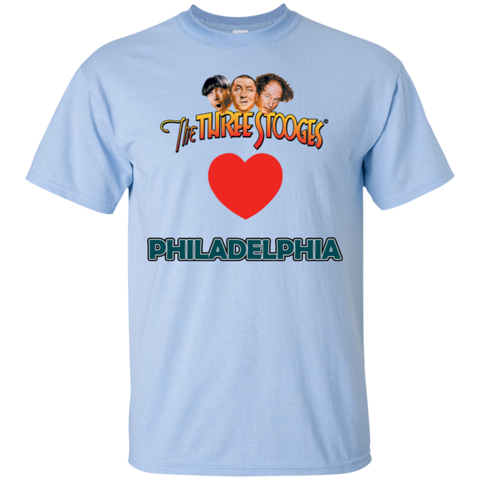 Three Stooges Love Philadelphia Heart T-Shirt