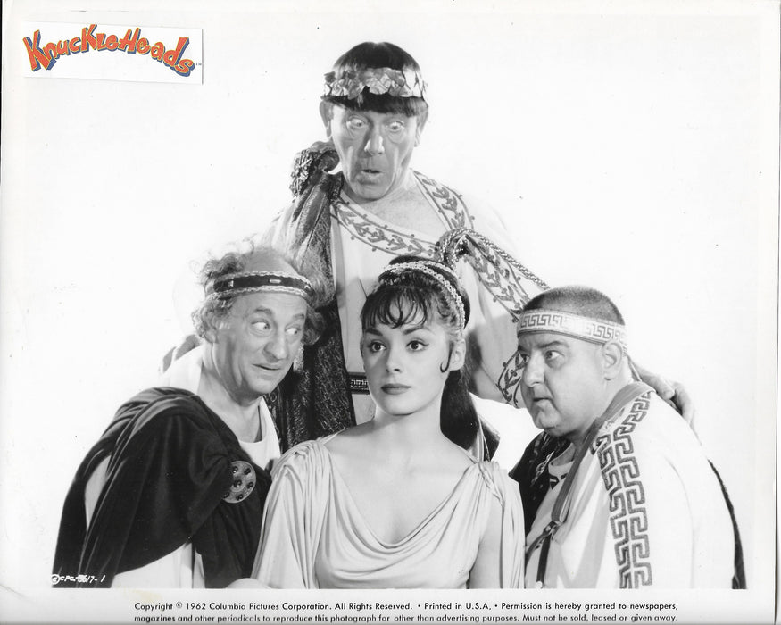 Three Stooges Meet Hercules Original Glossy Promo Photo 8X10