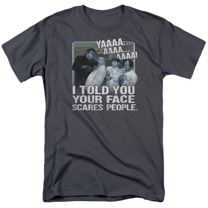 Three Stooges Your Face Scares People T-Shirt