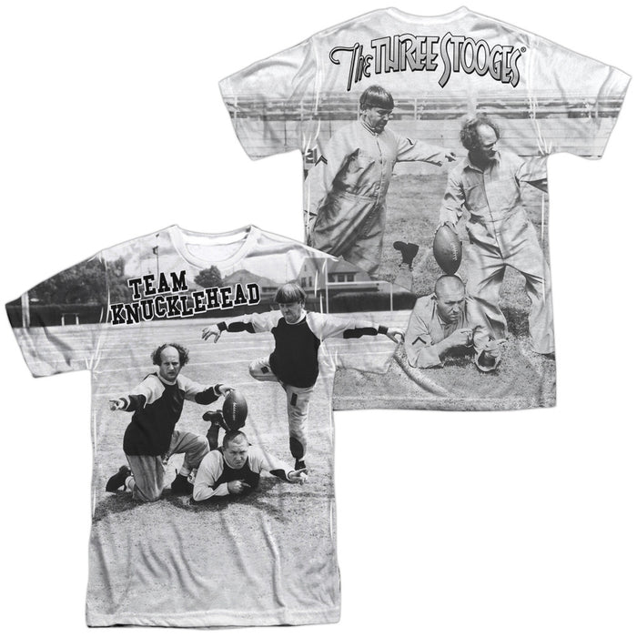 Three Stooges Team Knucklehead (Front/Back Print) T-Shirt