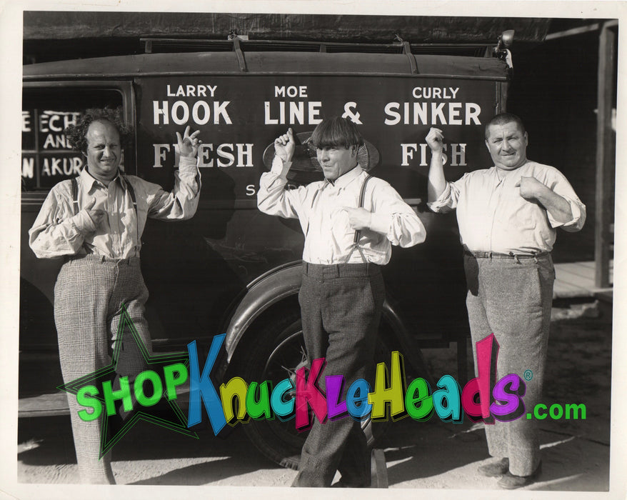 Three Stooges Hook, Line, & Sinker 8X10: #2