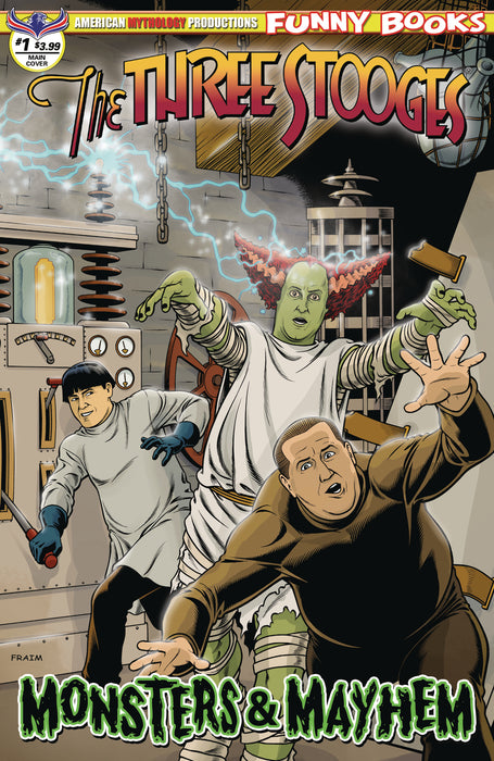 Three Stooges Comic Books Series 11 Limited Edition 3 Cover Bundle - Monsters & Mayhem