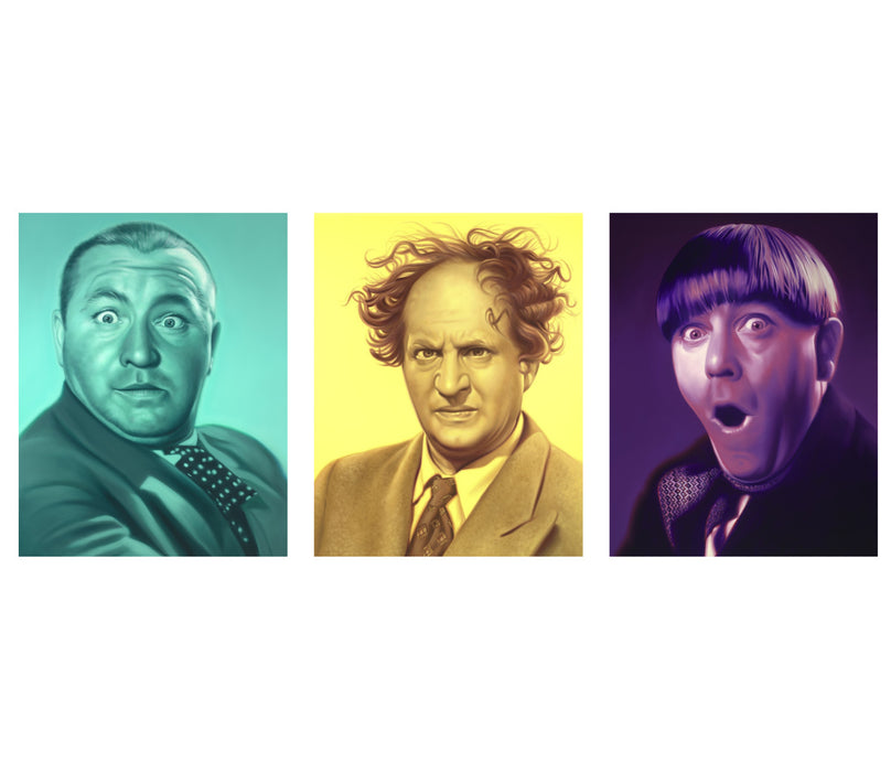 The Three Stooges Canvas Art (16In X 13In)