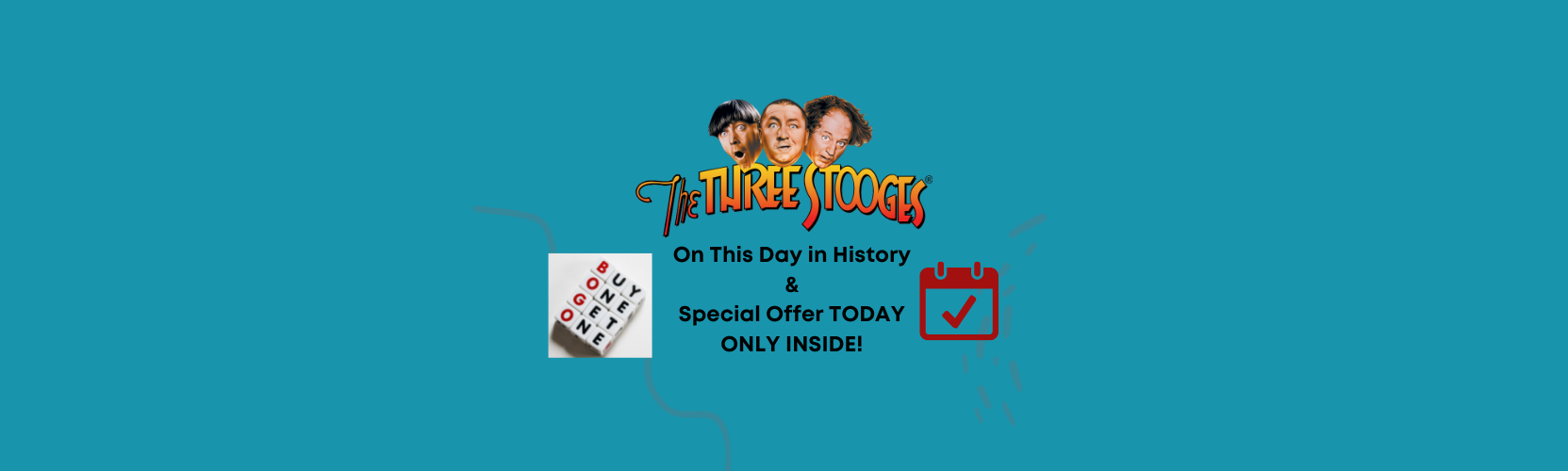 ShopKnuckleheads: On This Day in History & Special Offer TODAY ONLY 10/19/2021