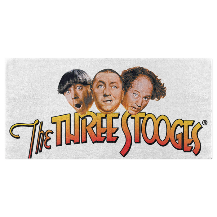 Three Stooges Extra Large Logo Beach Towel