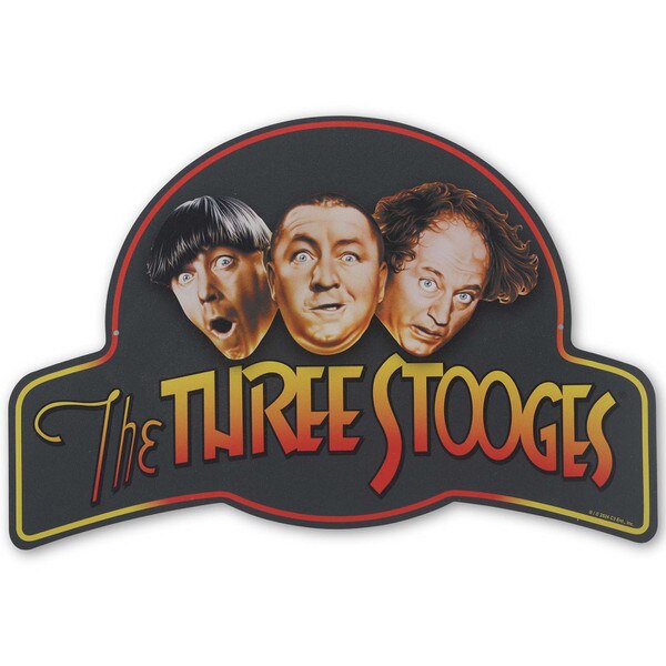 Three Stooges Classic Trio Metal Sign
