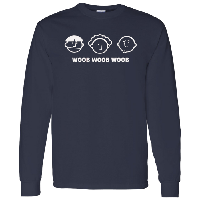 Three Stooges Woob Cartoon Long Sleeve T-Shirt