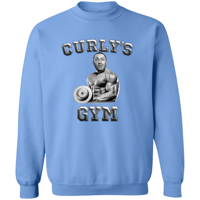 Three Stooges Curly's Gym Crewneck Pullover Sweatshirt