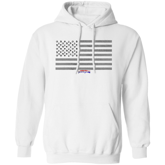 Three Stooges American Flag Heads Design Hoodie
