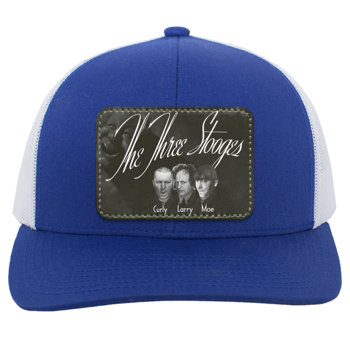 Three Stooges Alternate Credits Trucker Snap Back Hat - Patch