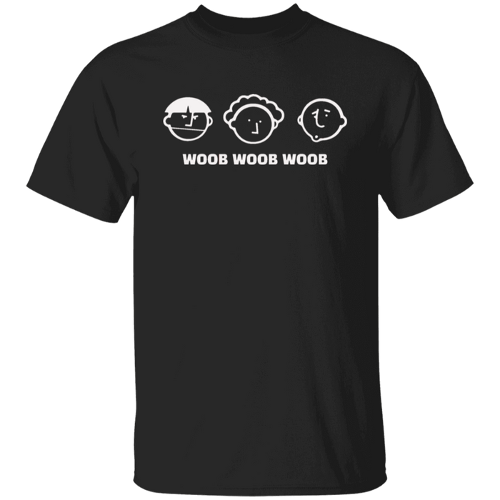 Three Stooges Woob Woob Woob Cartoon White T-Shirt