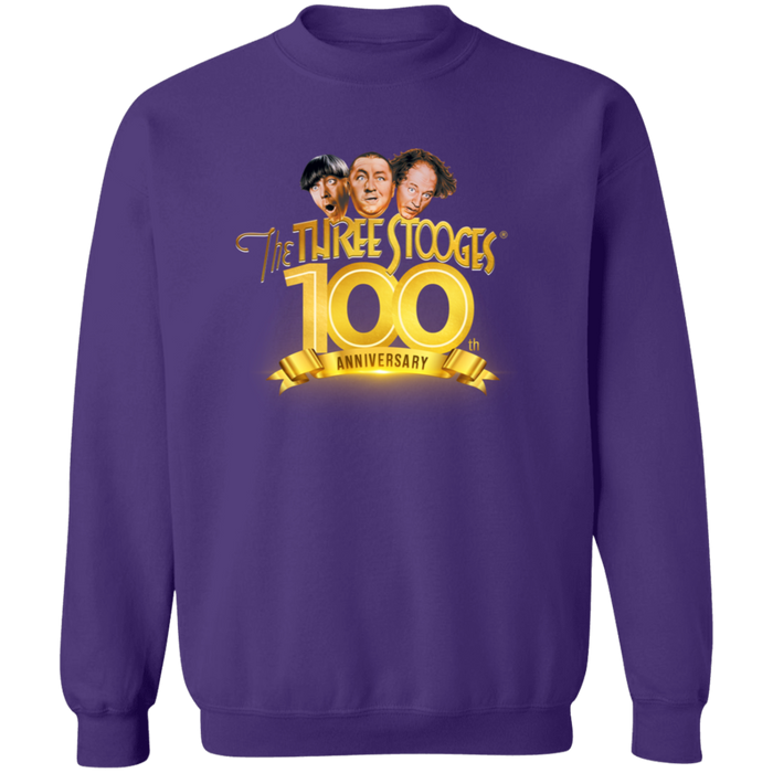 Three Stooges 100th Anniversary Crewneck Pullover Sweatshirt