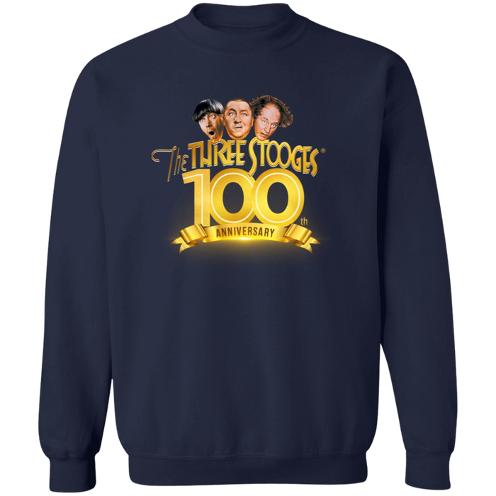 Three Stooges 100th Anniversary Crewneck Pullover Sweatshirt