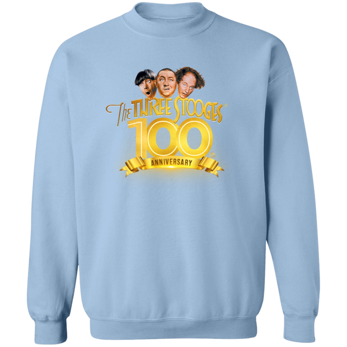 Three Stooges 100th Anniversary Crewneck Pullover Sweatshirt