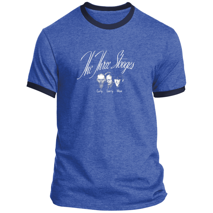 Three Stooges Alternate Opening Credits Ringer Tee