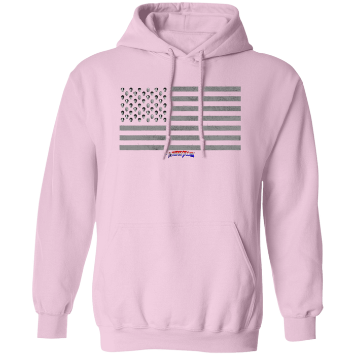 Three Stooges American Flag Heads Design Hoodie