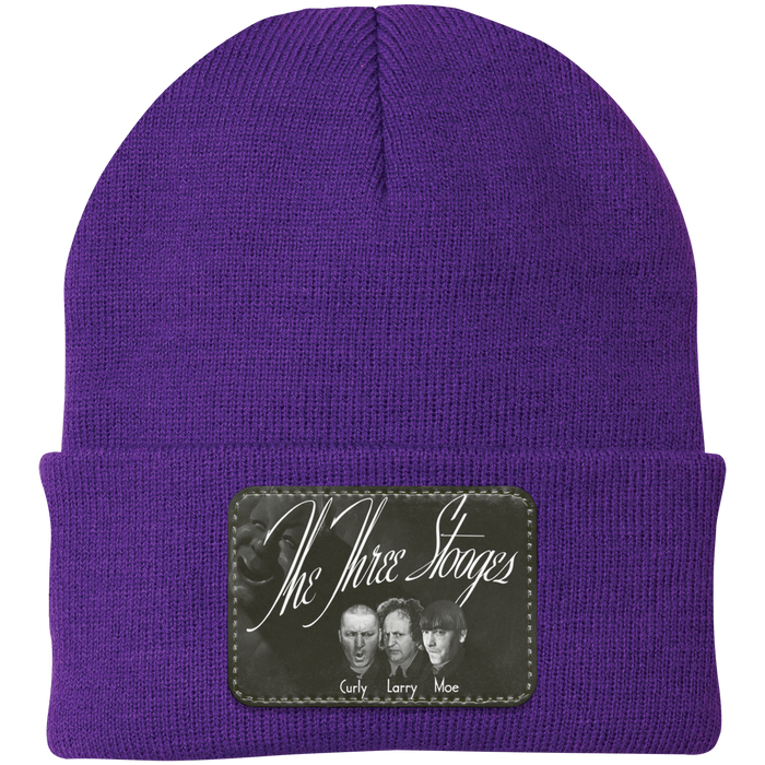 Three Stooges Knit Cap Beanie - Patch