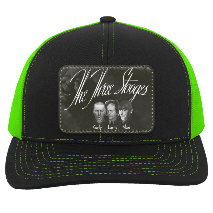 Three Stooges Alternate Credits Trucker Snap Back Hat - Patch