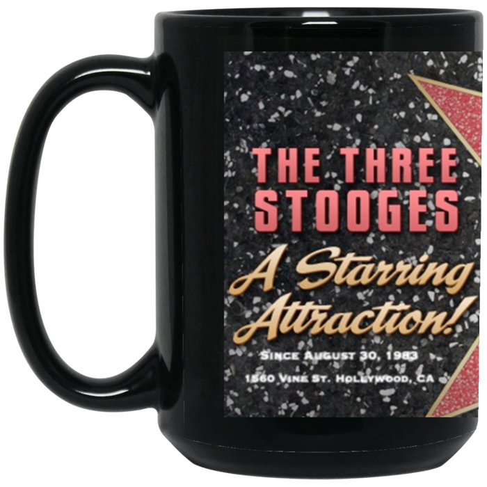 Three Stooges Walk Of Fame Star 15 oz. Mug
