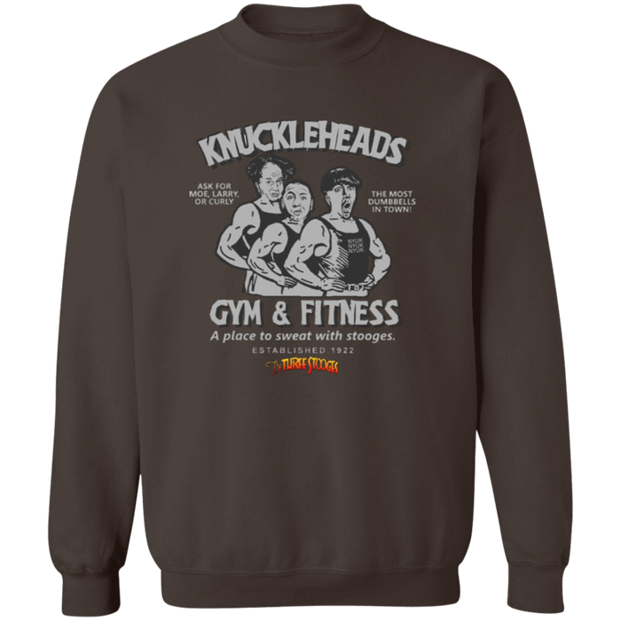 Three Stooges Knuckleheads Gym & Fitness Crewneck Sweatshirt