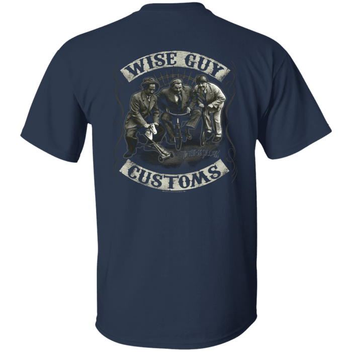 Three Stooges Wiseguy Customs Cycle Club T-Shirt
