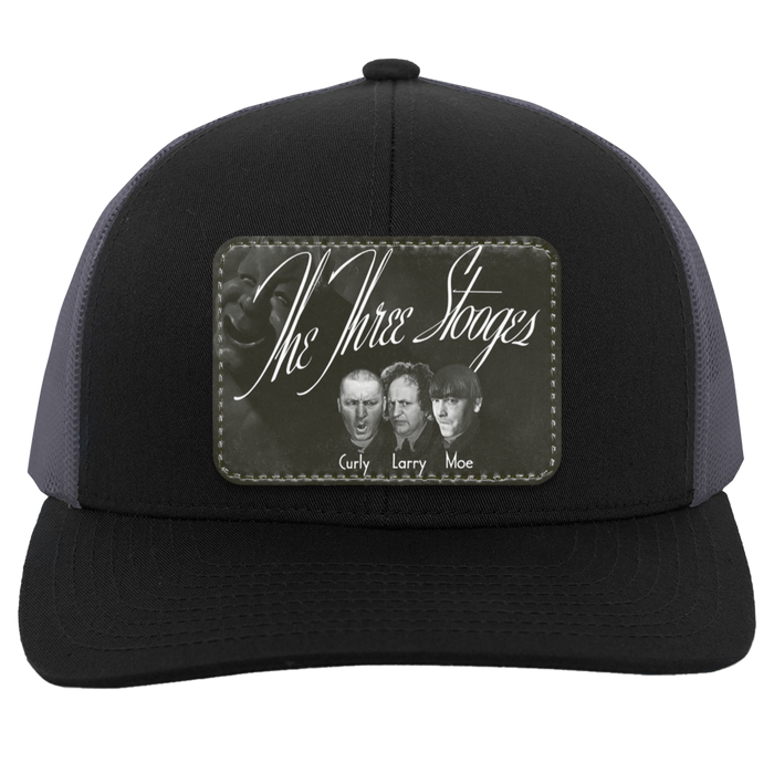 Three Stooges Alternate Credits Trucker Snap Back Hat - Patch