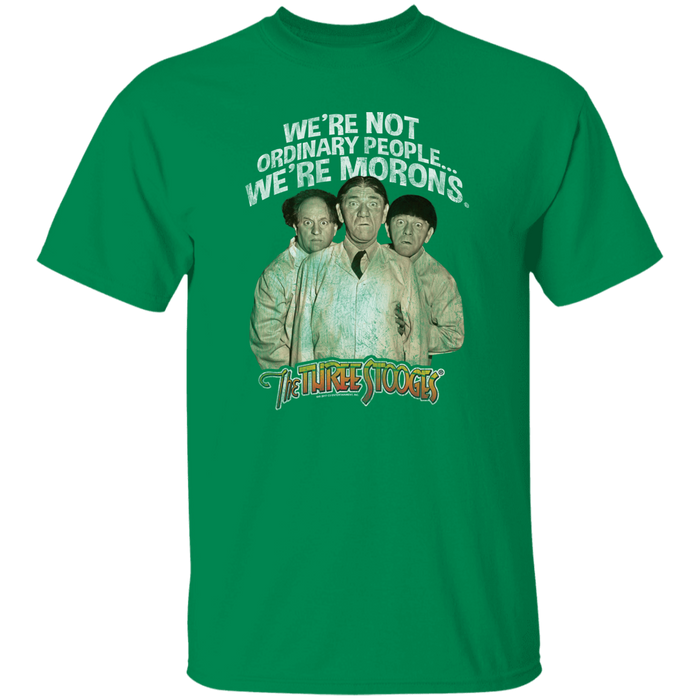 Three Stooges We're Not Ordinary People...We're Morons T-Shirt