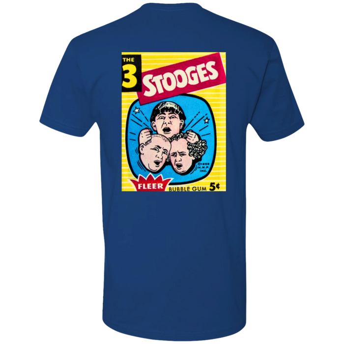 Three Stooges 1959 Fleer Trading Card Premium T-Shirt - Front And Back Design