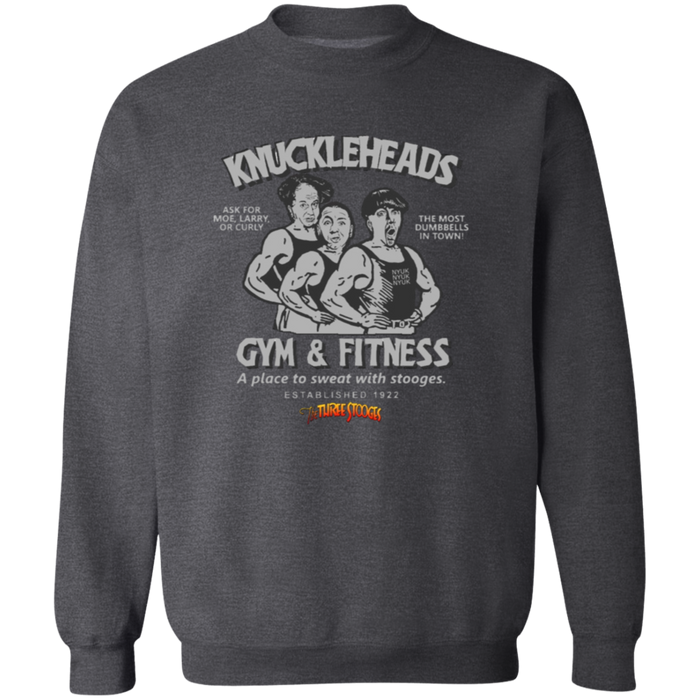 Three Stooges Knuckleheads Gym & Fitness Crewneck Sweatshirt