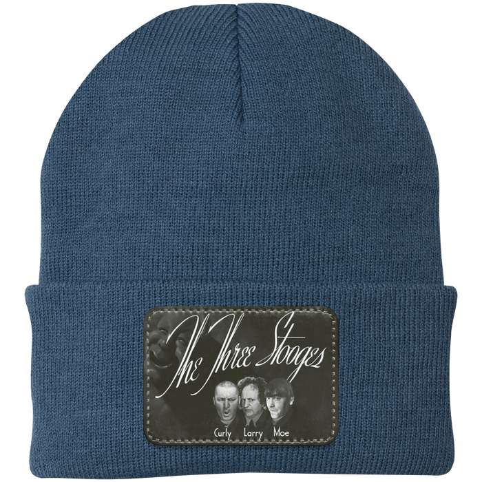 Three Stooges Knit Cap Beanie - Patch
