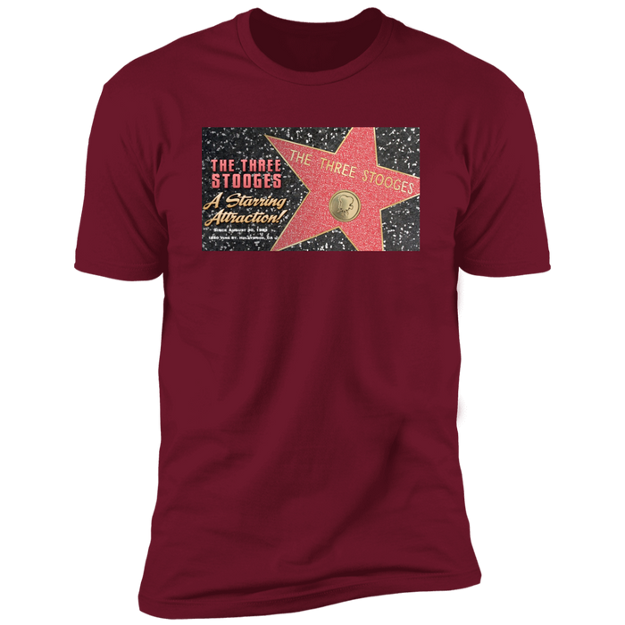 Three Stooges Hollywood Walk Of Fame Star T-Shirt