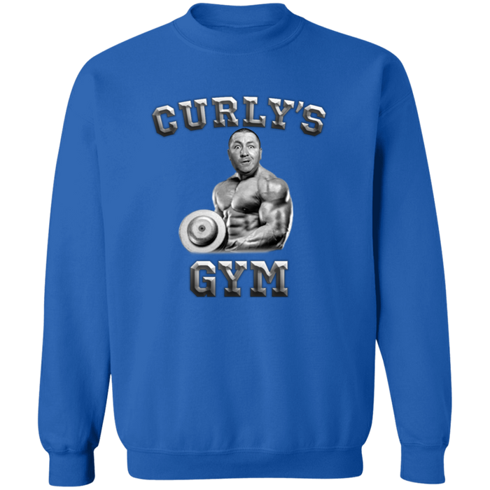 Three Stooges Curly's Gym Crewneck Pullover Sweatshirt